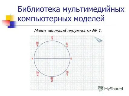 Макет окружности