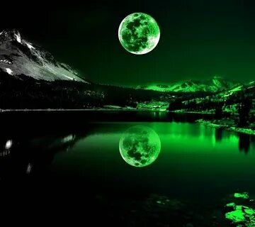 Green moon