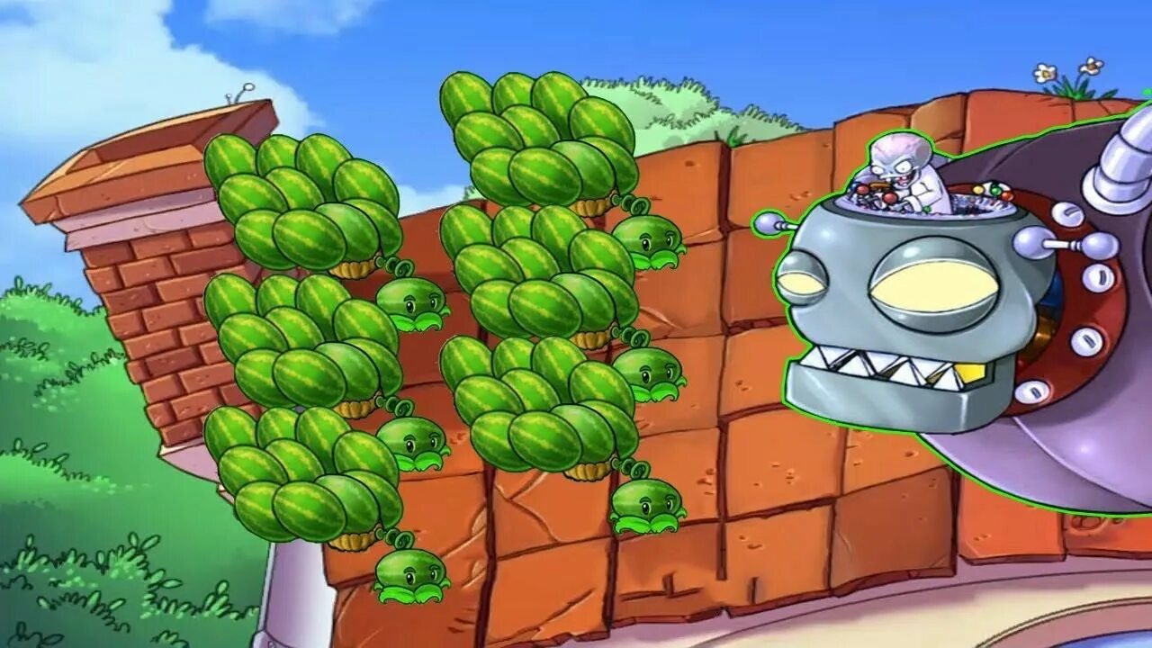 Растения против зомбосса. Plants vs zombies зомби зомбосс. растения против зомби доктор зомбосс. melon pult pvz.