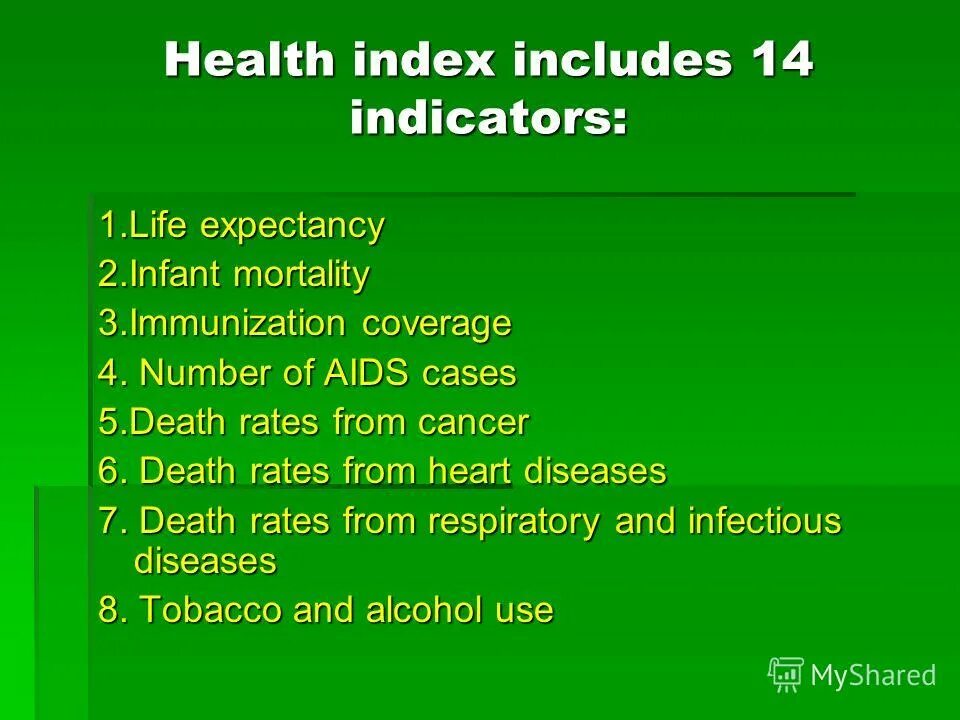 Health index