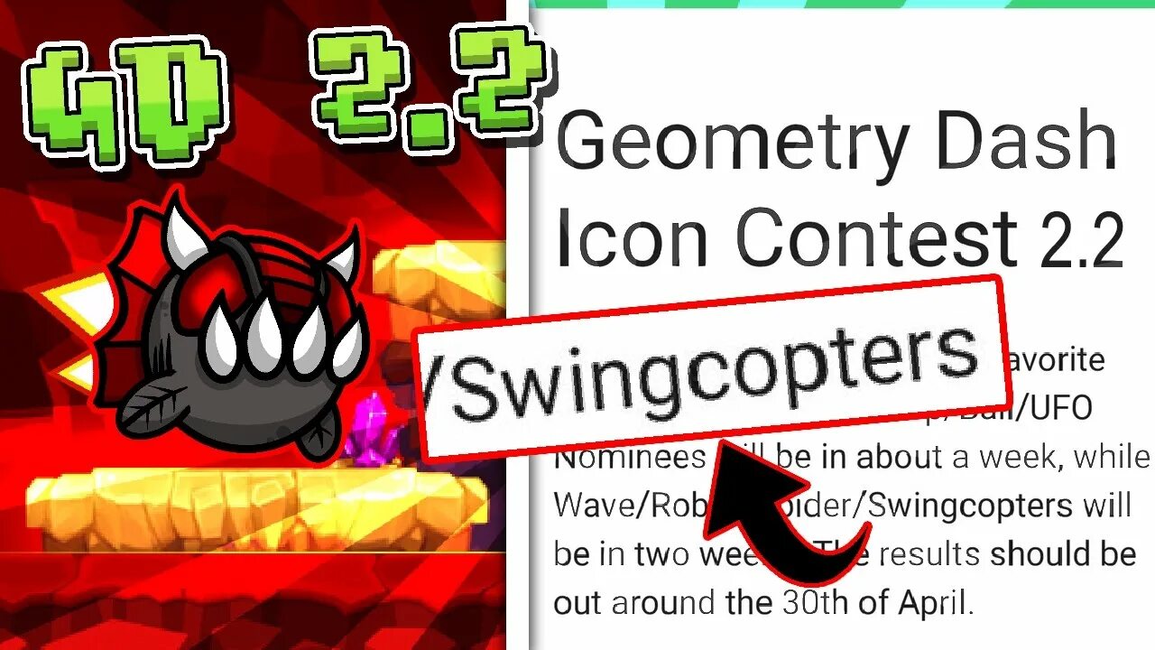 Geometry dash с читами на пк. Geometry Dash свинг коптер. СВИНКОПТЕР Geometry Dash. Геометрии Даш 2.2 СВИНКОПТЕР. Свинг коптер в Geometry Dash 2.2.