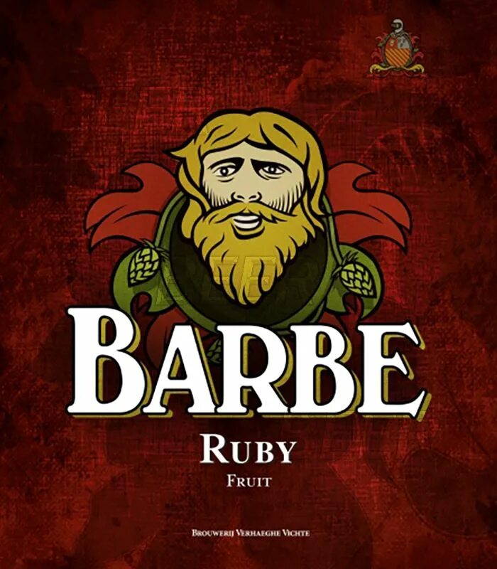 Пиво Verhaeghe, Barbe Ruby, 0.33 л. Бельгийское пиво Barbe Ruby. Пивной напиток пастеризованный "Barbe Ruby" ("Барбе Руби") 0,33 бут.. Верхаге Барбе Руби.