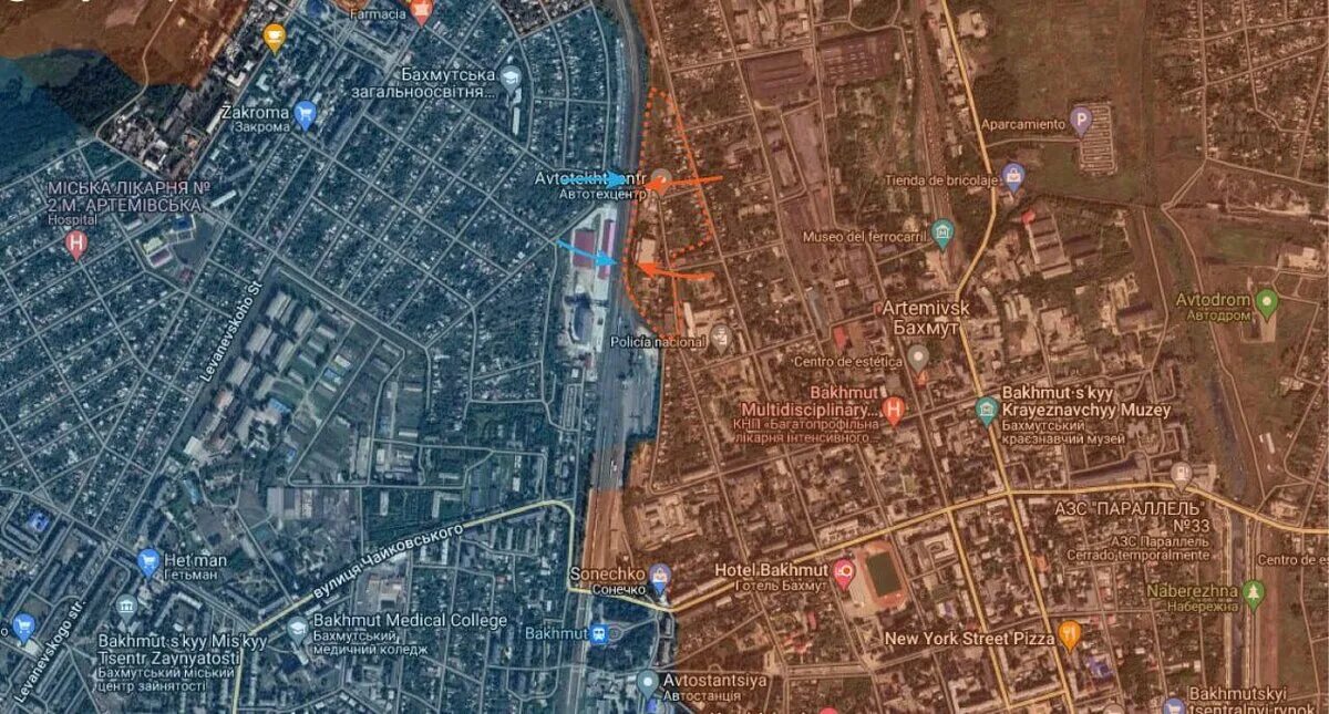 Suriyakmaps. ЖД вокзал Артемовск 1. Бахмут город 2021. Артемовск карта 10.04.2023. Обстановка на карте Бахмут.