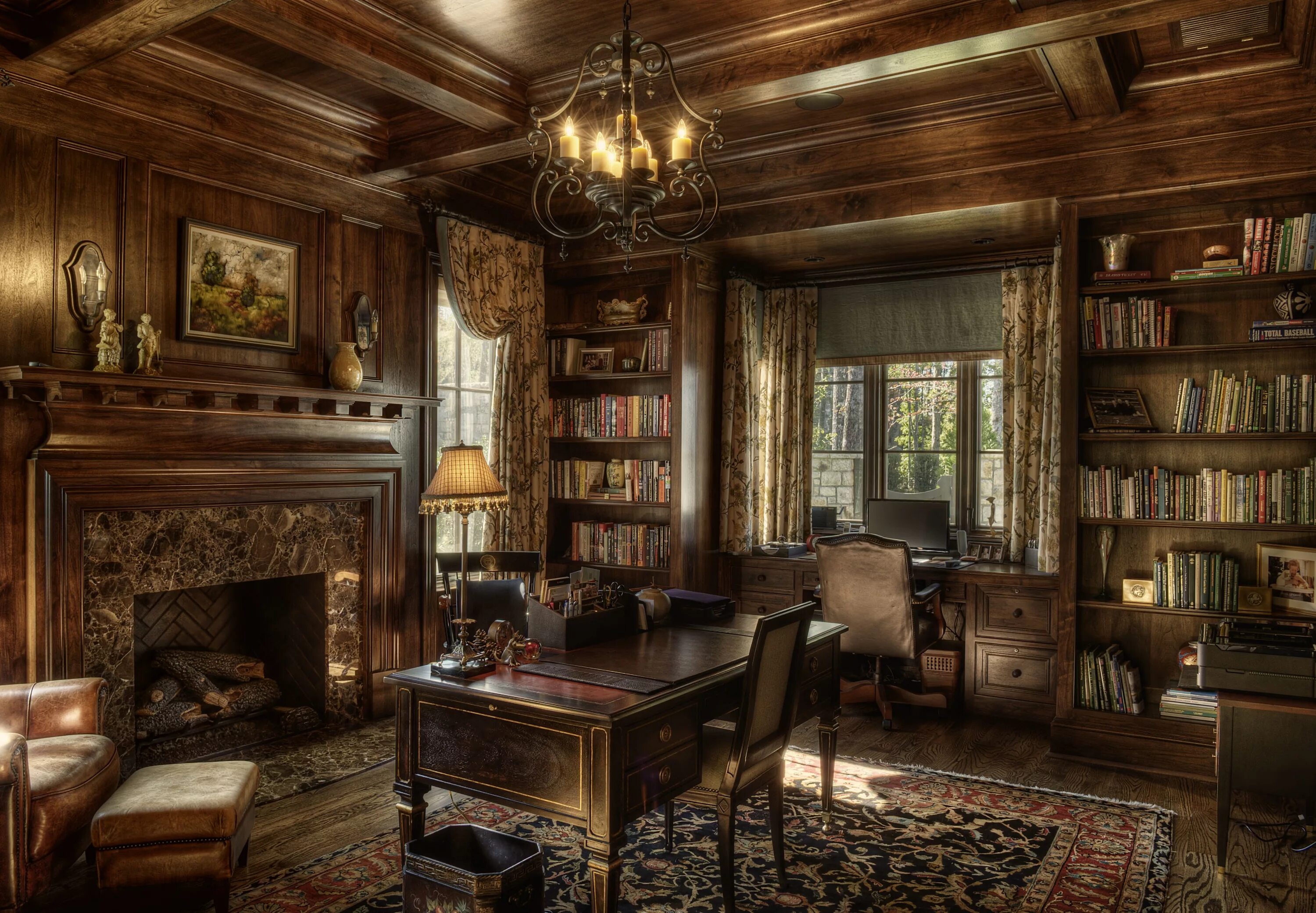 old world library Home library design, Home libraries, Home library