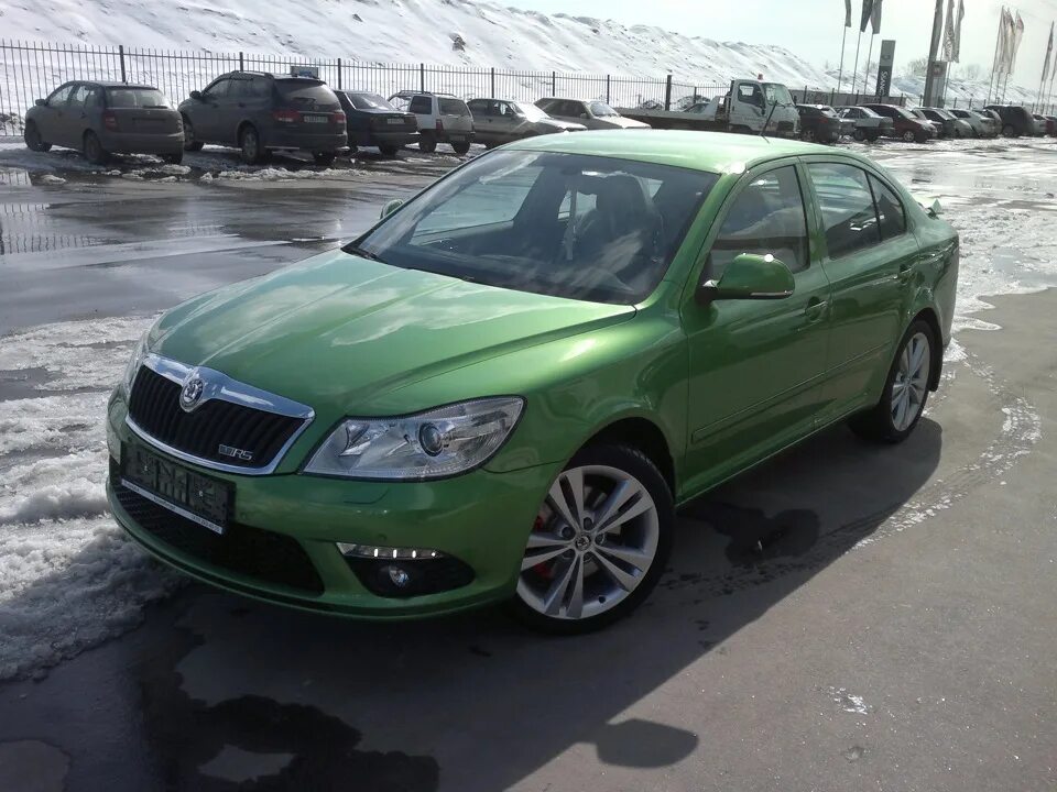 Skoda Octavia a5 RS Green. Skoda a5 FL RS. Шкода а5 рестайлинг купить