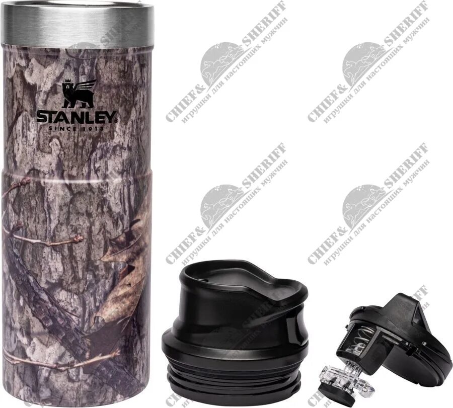 Stanley trigger action. Stanley classic trigger action 0,47l. термос stanley realtree 0.47. термокружка stanley the trigger-action travel mug. stanley classic 1.4 л. камуфляж.