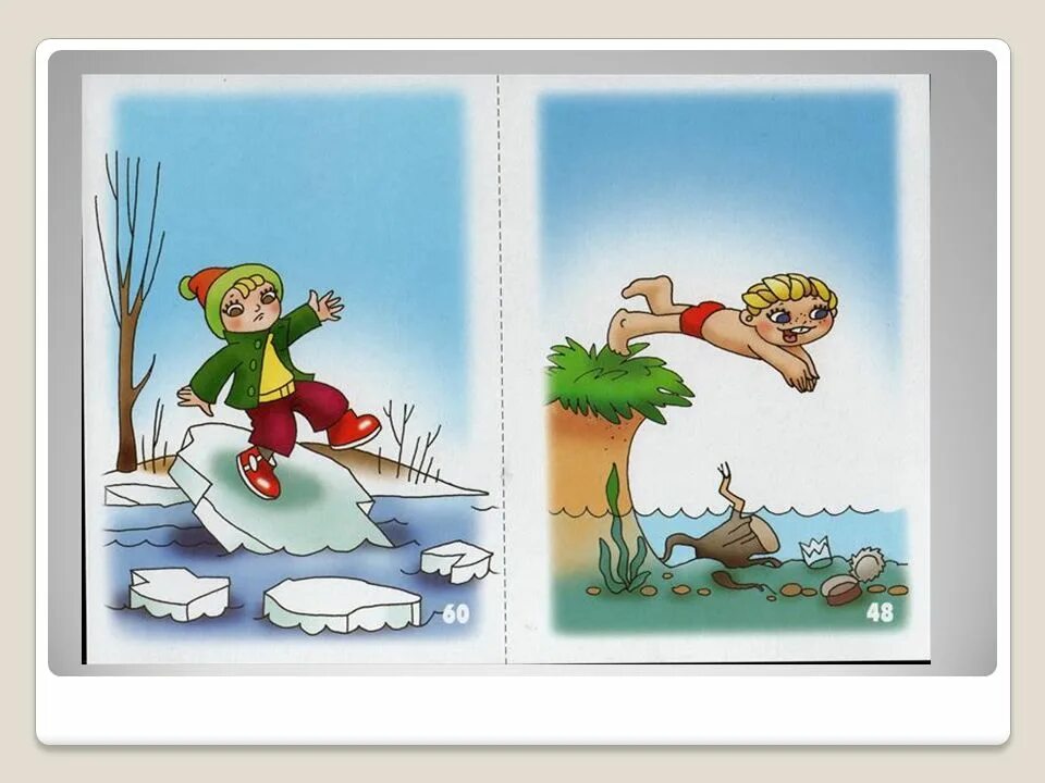 Что опасно человеку в лесу. Опасные ситуации в природе. Опасные ситуации для дошкольн. Карточки опасные ситуации на воде. Иллюстрации опасных ситуаций для дошкольников.