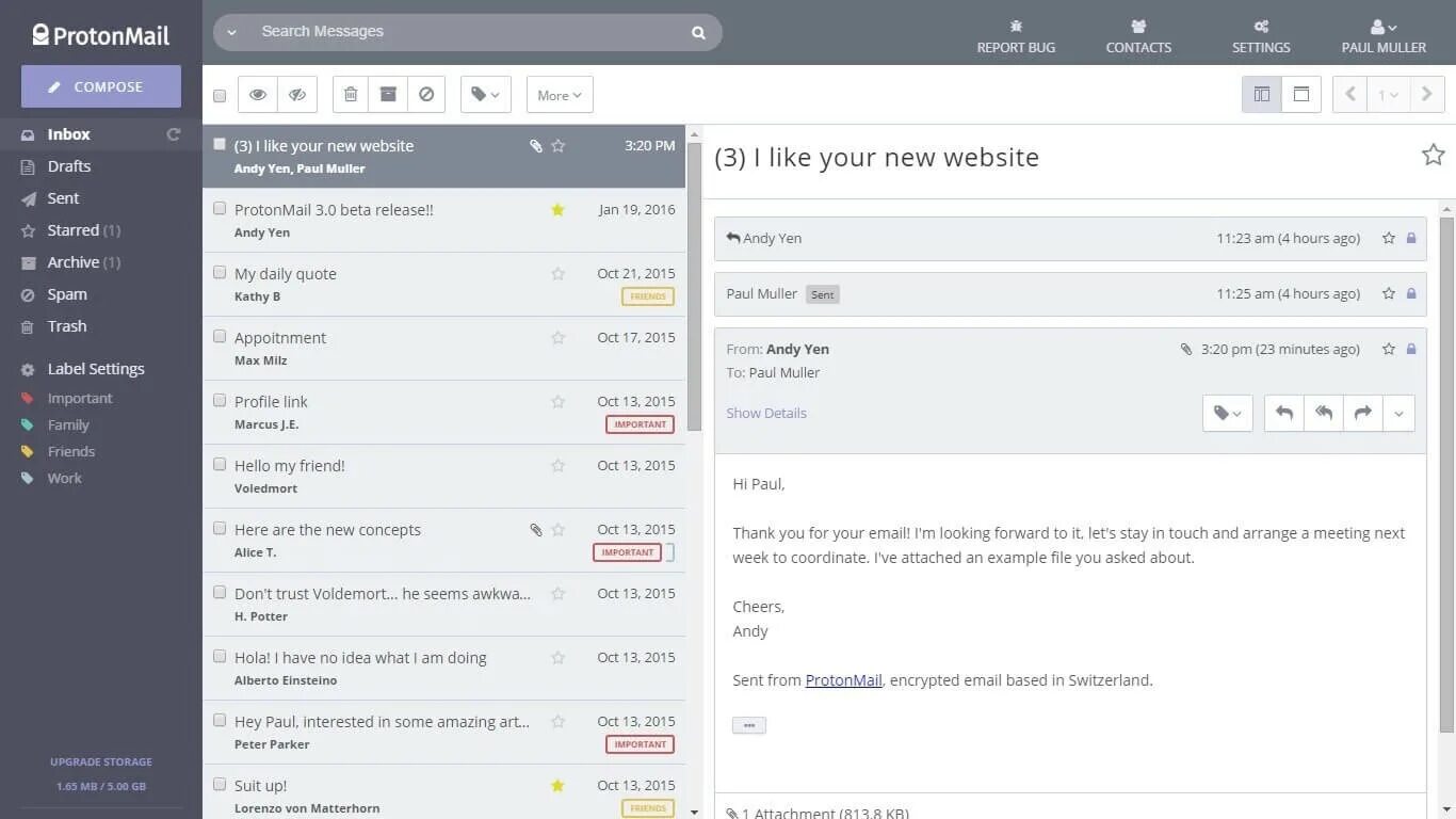 Compose email