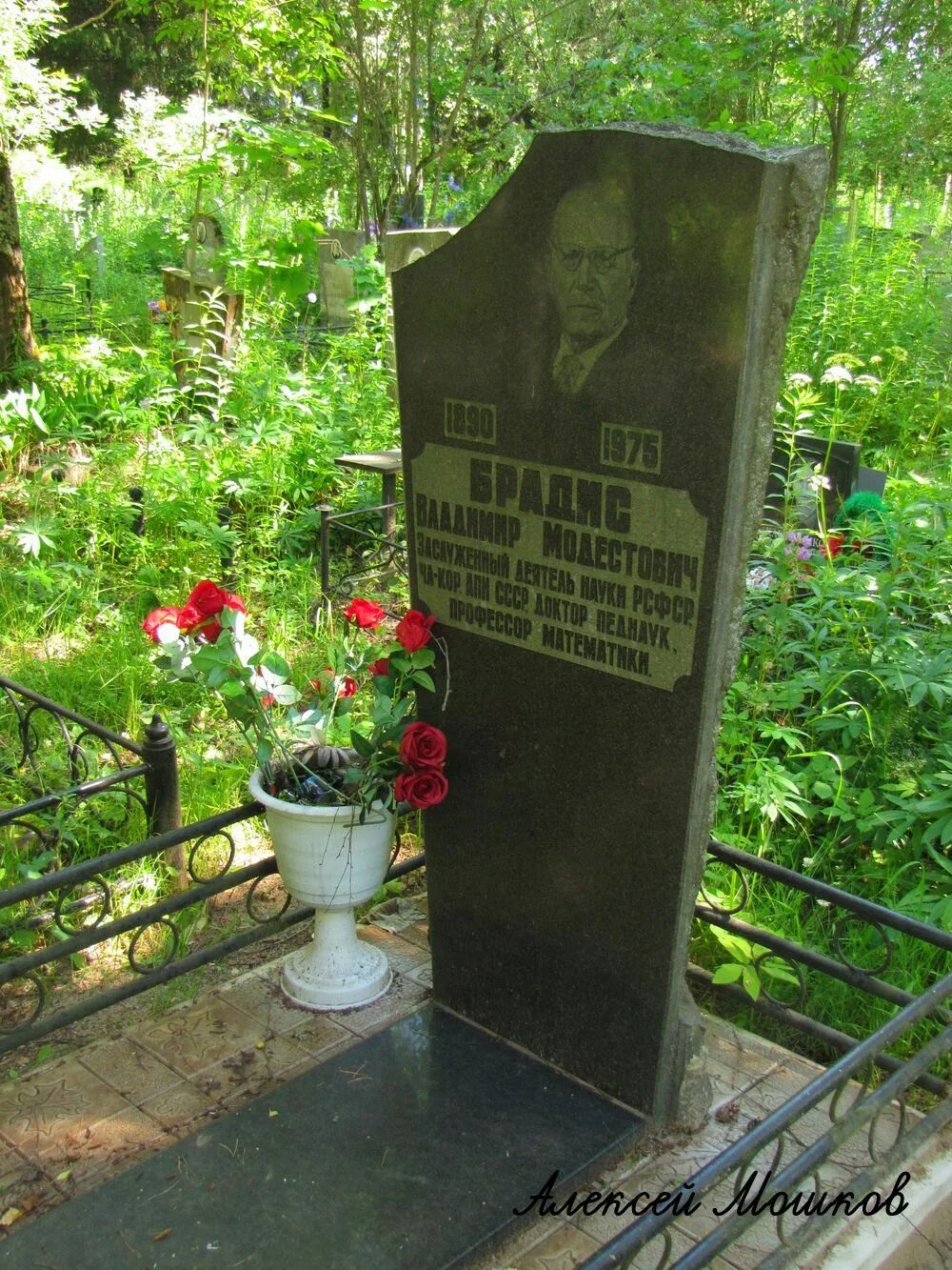 Памятник брадису. Памятник брадису