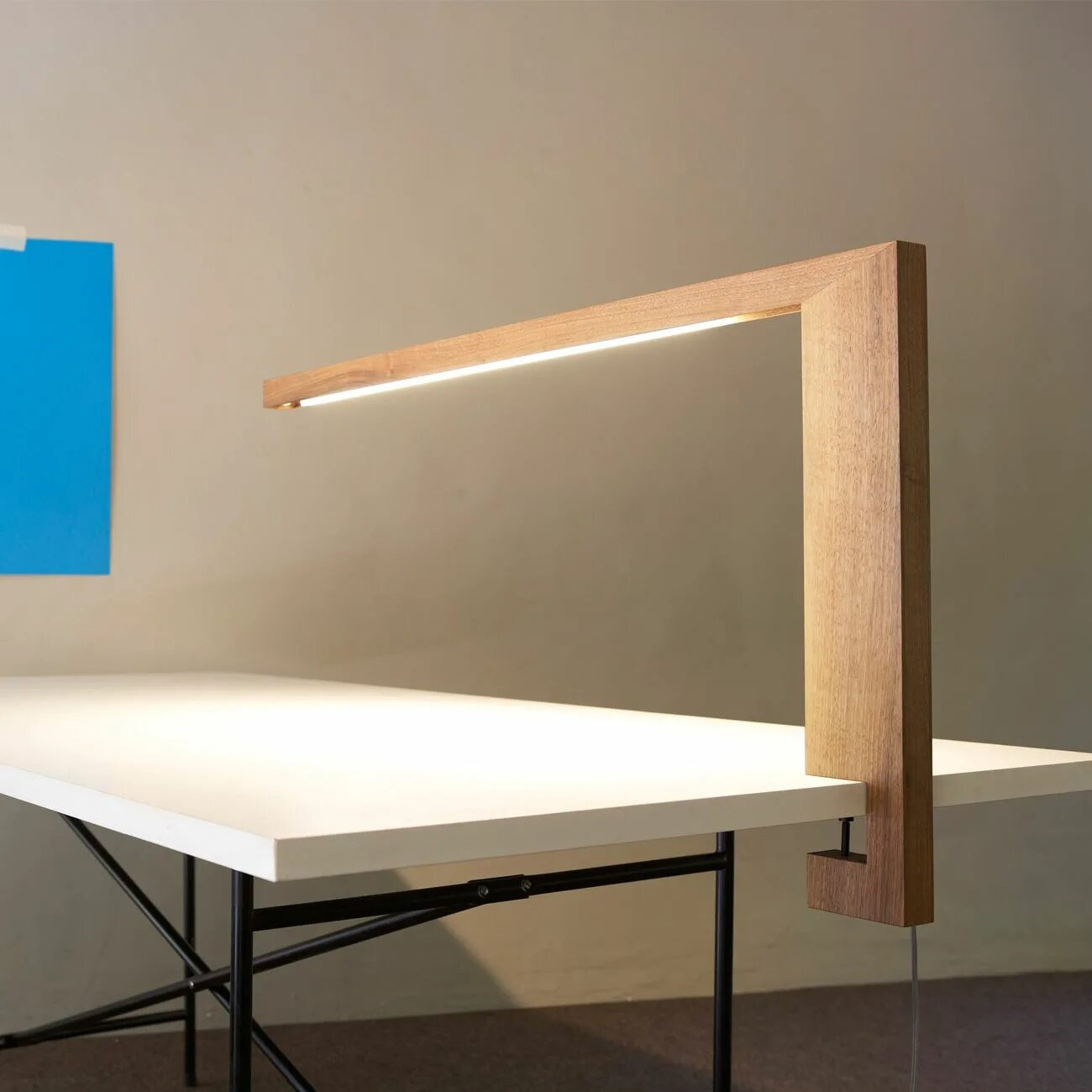 The light is the table