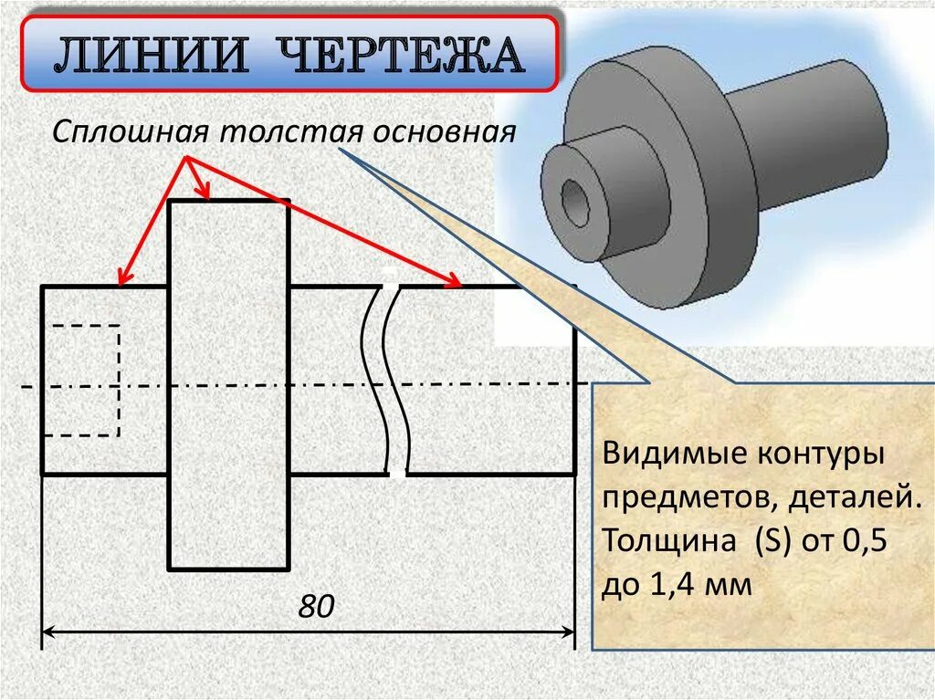 Линии чертежа. Чертеж линии чертежа. Размерные и выносные линии. Черчение выносные линии.