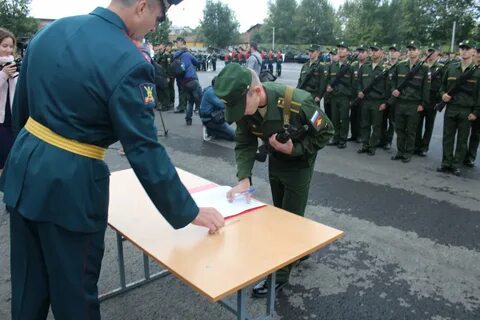 Присяга в казанском танковом училище