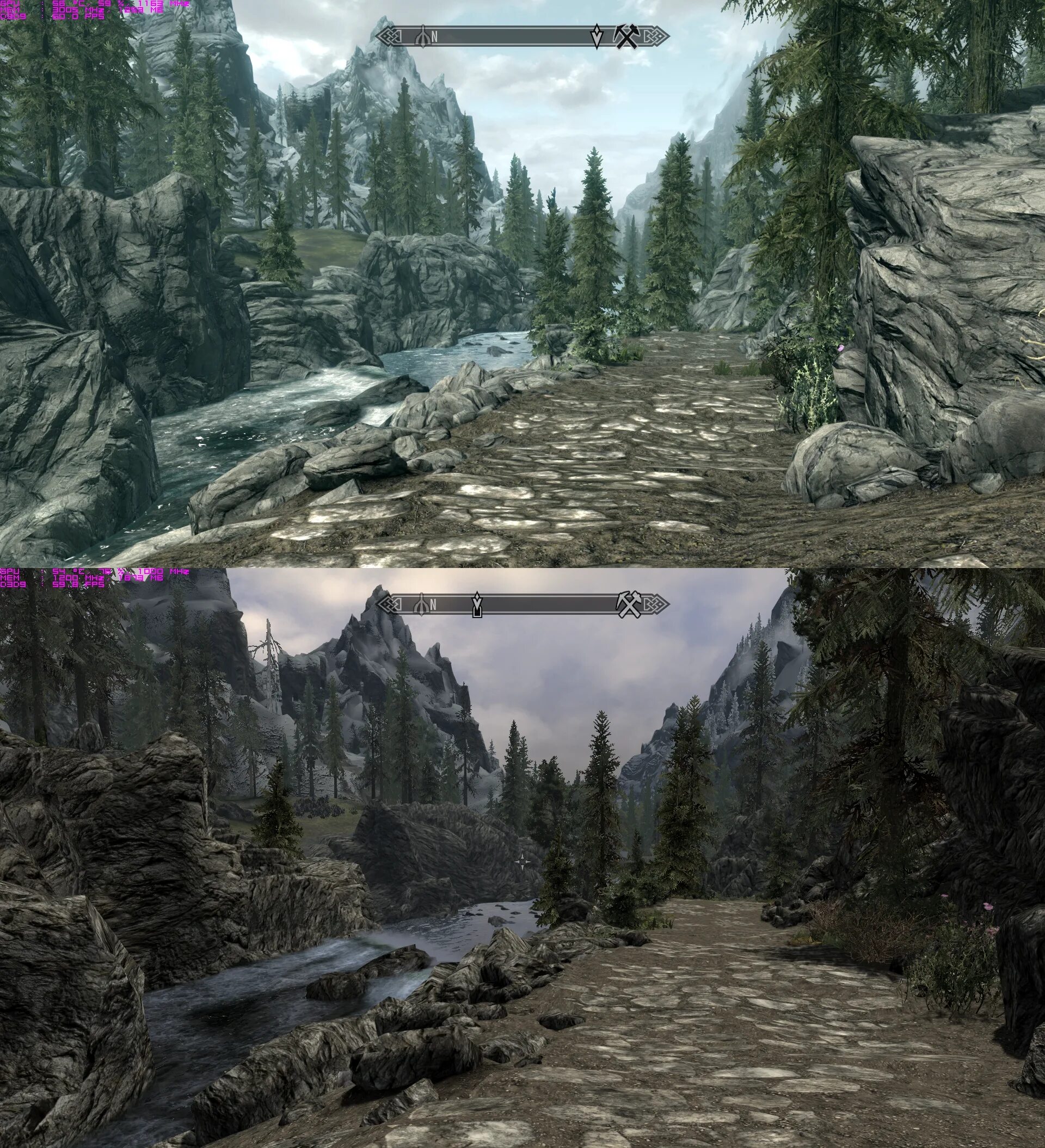 Skyrim без модов. Скайрим с модами и без. скайрим без модов. скайрим с графическими модами. скайрим с модами графики.