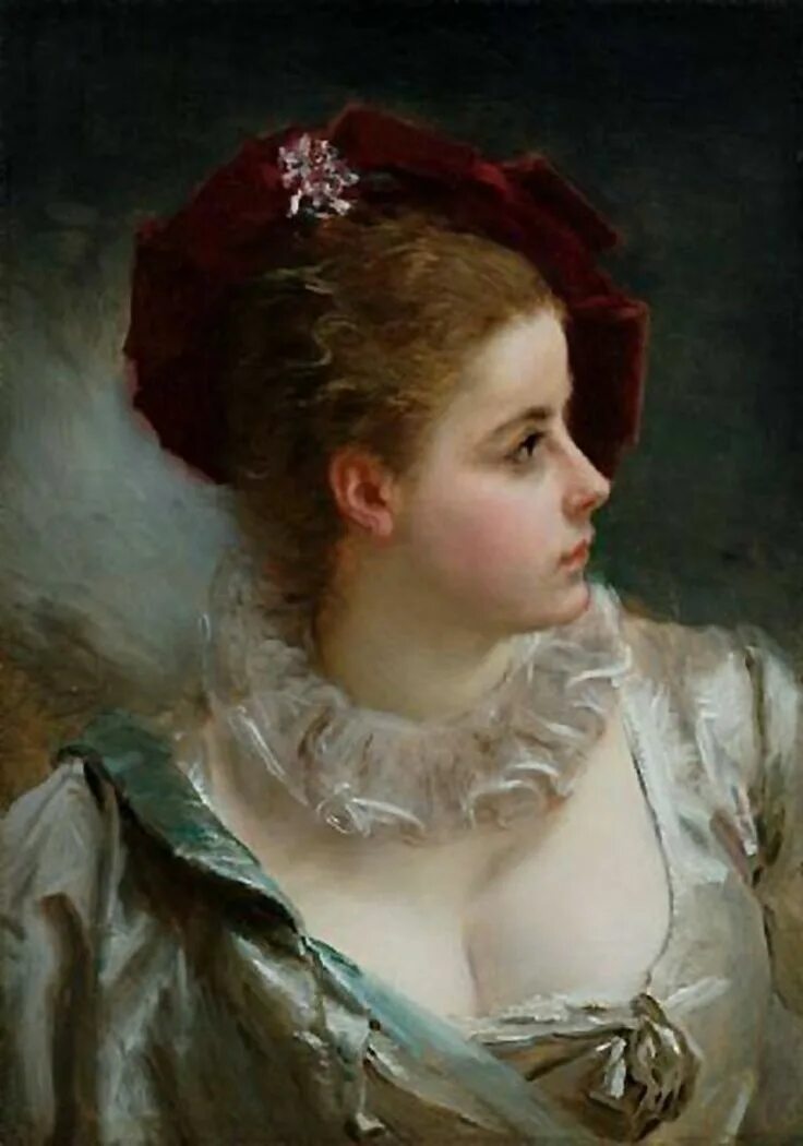 Портрет мастера. Гюстав Жан Жаке фр Gustave Jean Jacquet; 1846 1909. Художник Gustave Jean Jacquet. Жаке, Гюстав Жан (Jacquet, Gustave Jean). Французский художник Gustave Jean Jacquet (1846-1909).
