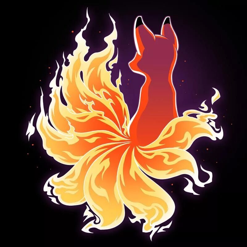 Flaming fox. Кицунэ Огненный Лис. Кицунэ Огненная лиса. Кицунэ Огненная лиса арт. Лисий огонь Кицунэ.