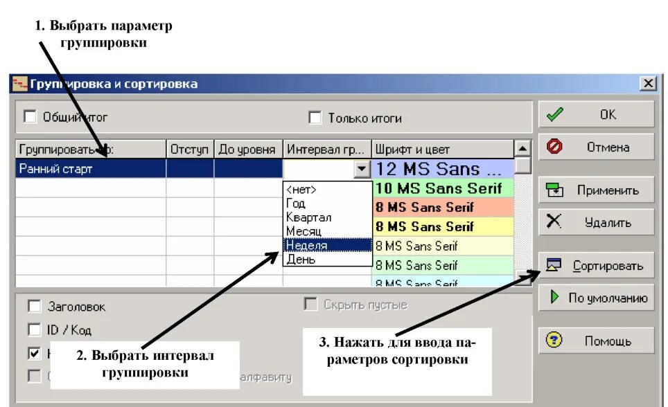 Принципы группировки данных. Принципы группировки данных