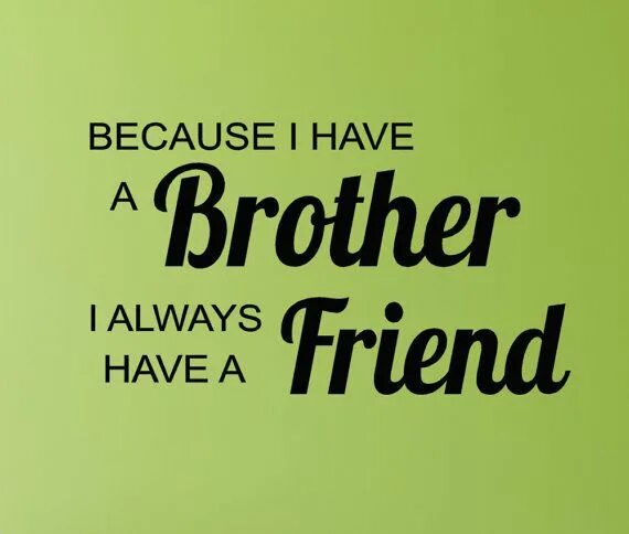 Brother friends