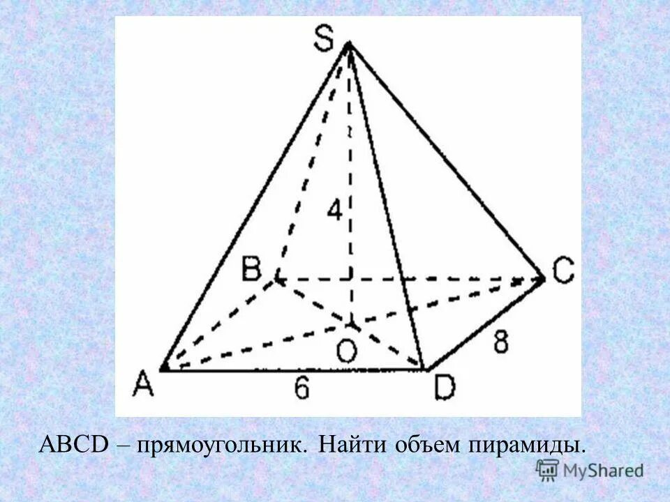 Как вычислить объем пирамиды. Как вычислить объем пирамиды