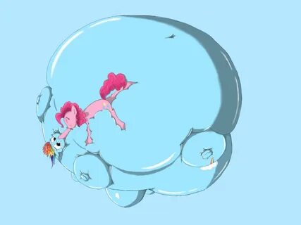 #658449 - safe, artist:siggyt, pinkie pie, rainbow dash, balloon, blimp, fe...