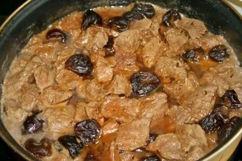 Рецепт мясо свинины с черносливом
