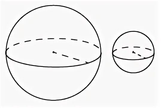 Даны два цилиндра радиус 9 и 3. Два шара. Взаимное расположение двух шаров. 2 Шара чертеж. Даны два шара с радиусами 9 и 3.
