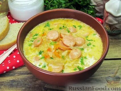 Рецепт супа с сосисками