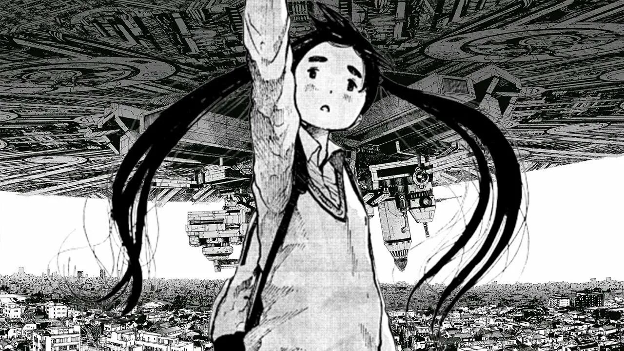 He dead перевод. Инио Асано мертвые мертвые демоны. Асано Инио депрессия. Dead Dead Demons Dedede Destruction Manga.