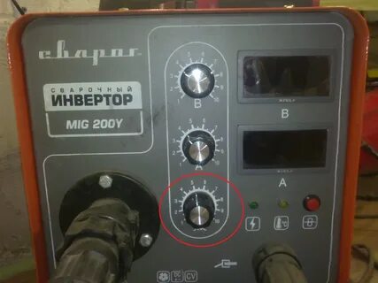 Настройка сварочного полуавтомата сварог