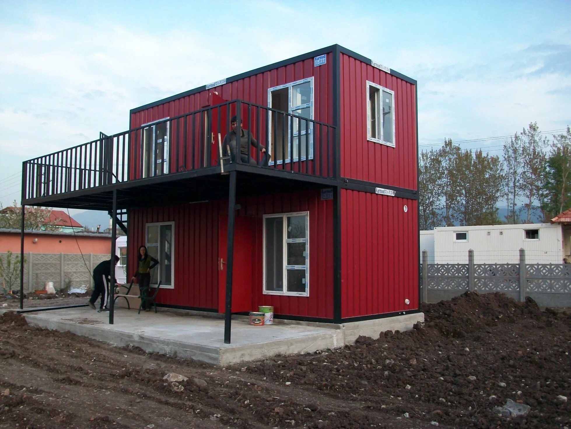 Prefabricated prefabricated houses технология. дом контейнер. 1-34". тини хаух из контейнеров. домик из контейнера.