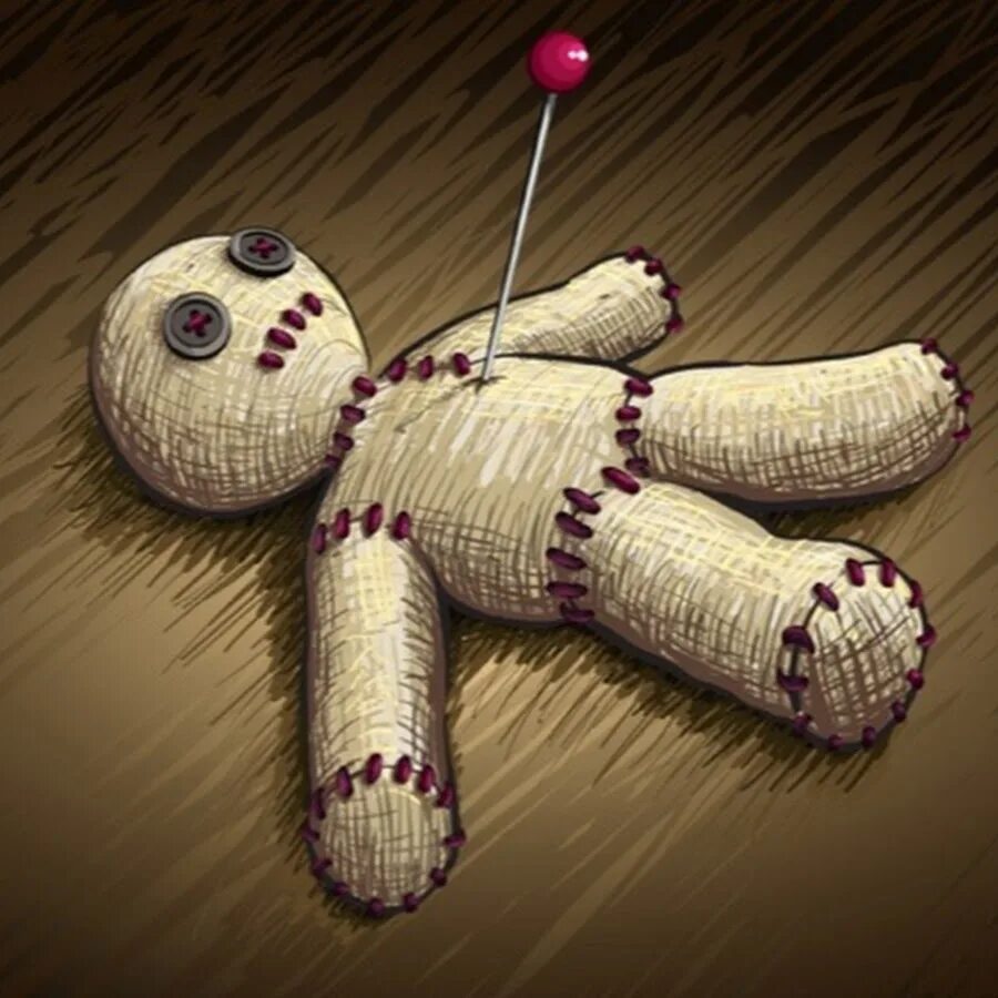 Voodoo Ritual with Doll and Magic Objects Stock Photo - Image of incantation, oc