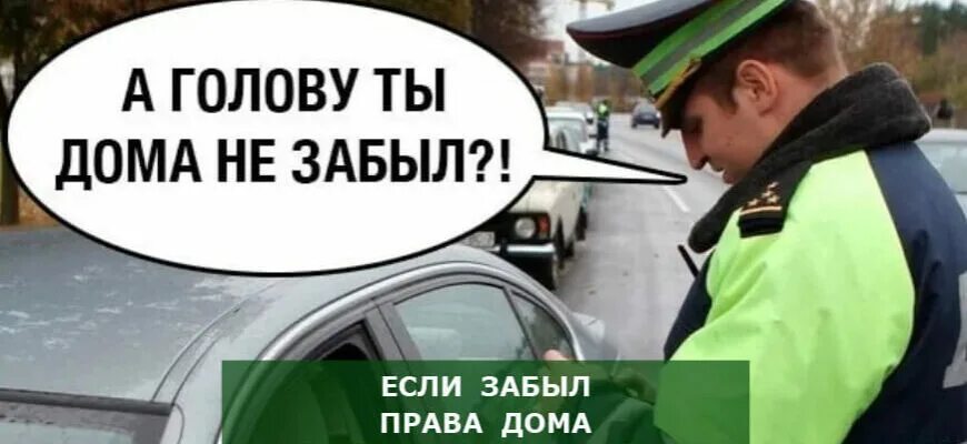Какой штраф если забыл дома права АвтоБерег Дзен