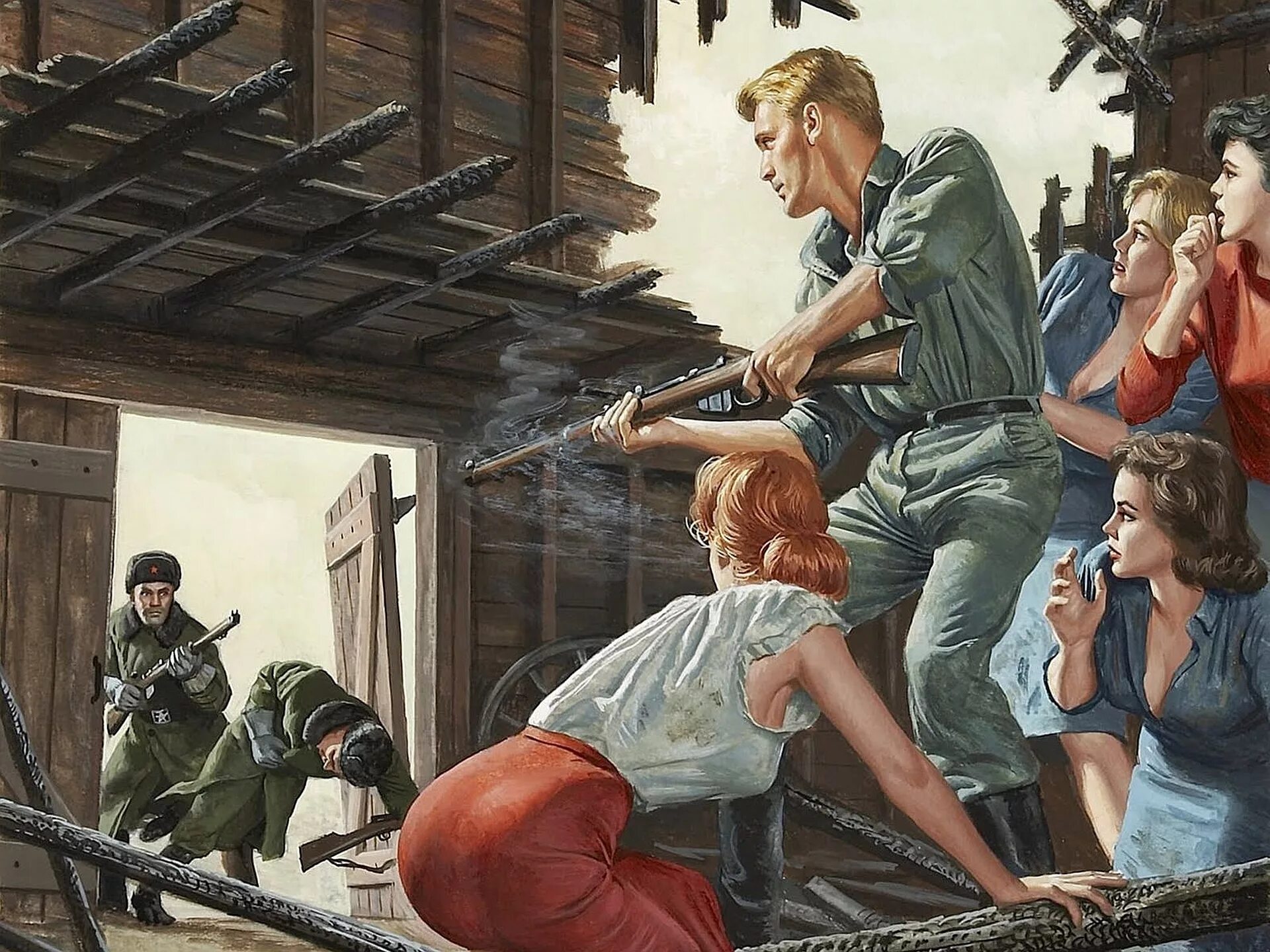 Морт Кунстлер (mort kunstler). Картины Морта Кунстлера. Морт Кунстлер девушки. Иллюстрации mort kunstler. Народ советский победил сдают оружие фрицы