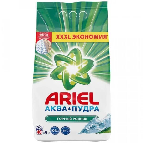 Стиральный порошок горный родник. Ariel горный Родник 6 кг. Ariel горный Родник, автомат, 6кг. Порошок стиральный Ariel автомат горный Родник, 6.0 кг. Ариэль горный Родник 2 и 5.