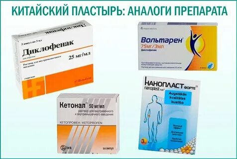 Вольтарен аналоги