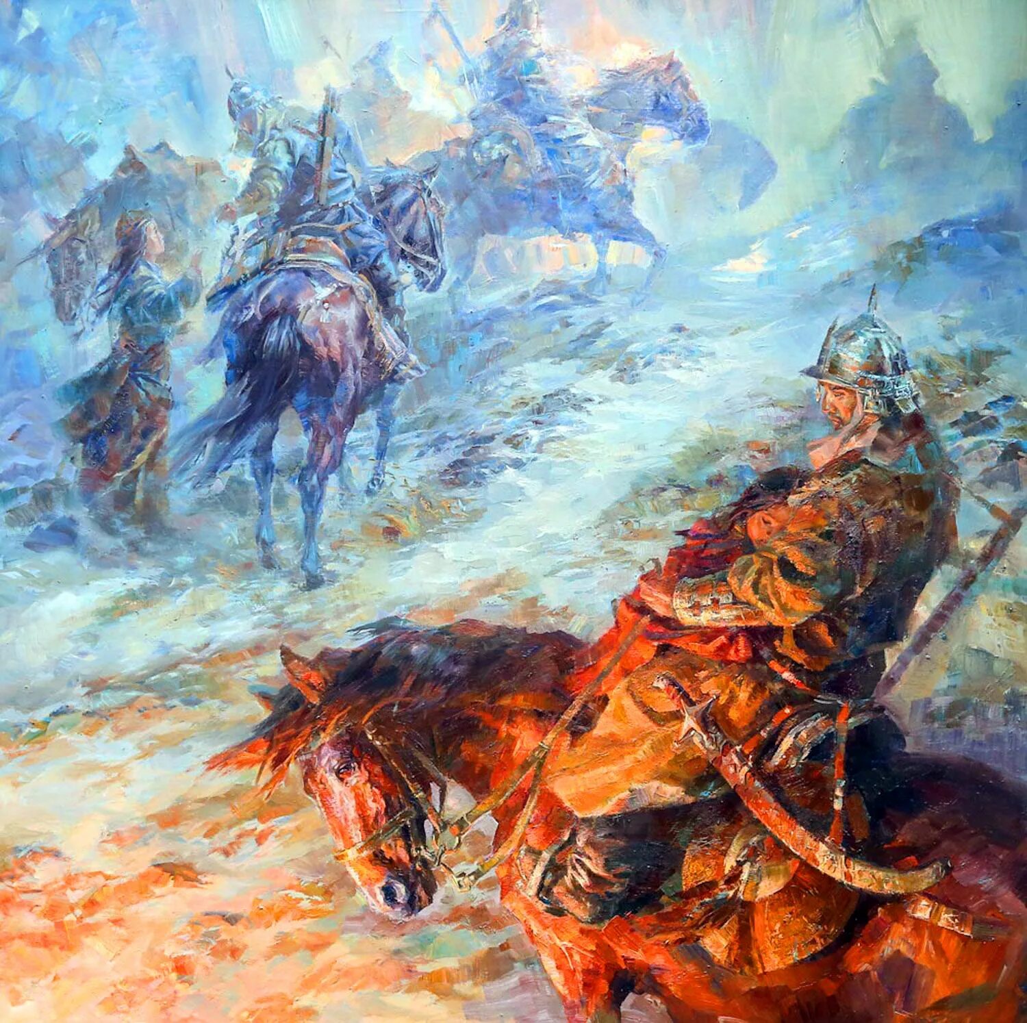 Художник рисующий картины сражений. Даурен кастеев художник. талгат тлеужанов. талгат тлеужанов аныракайская битва. талгат тлеужанов художник.