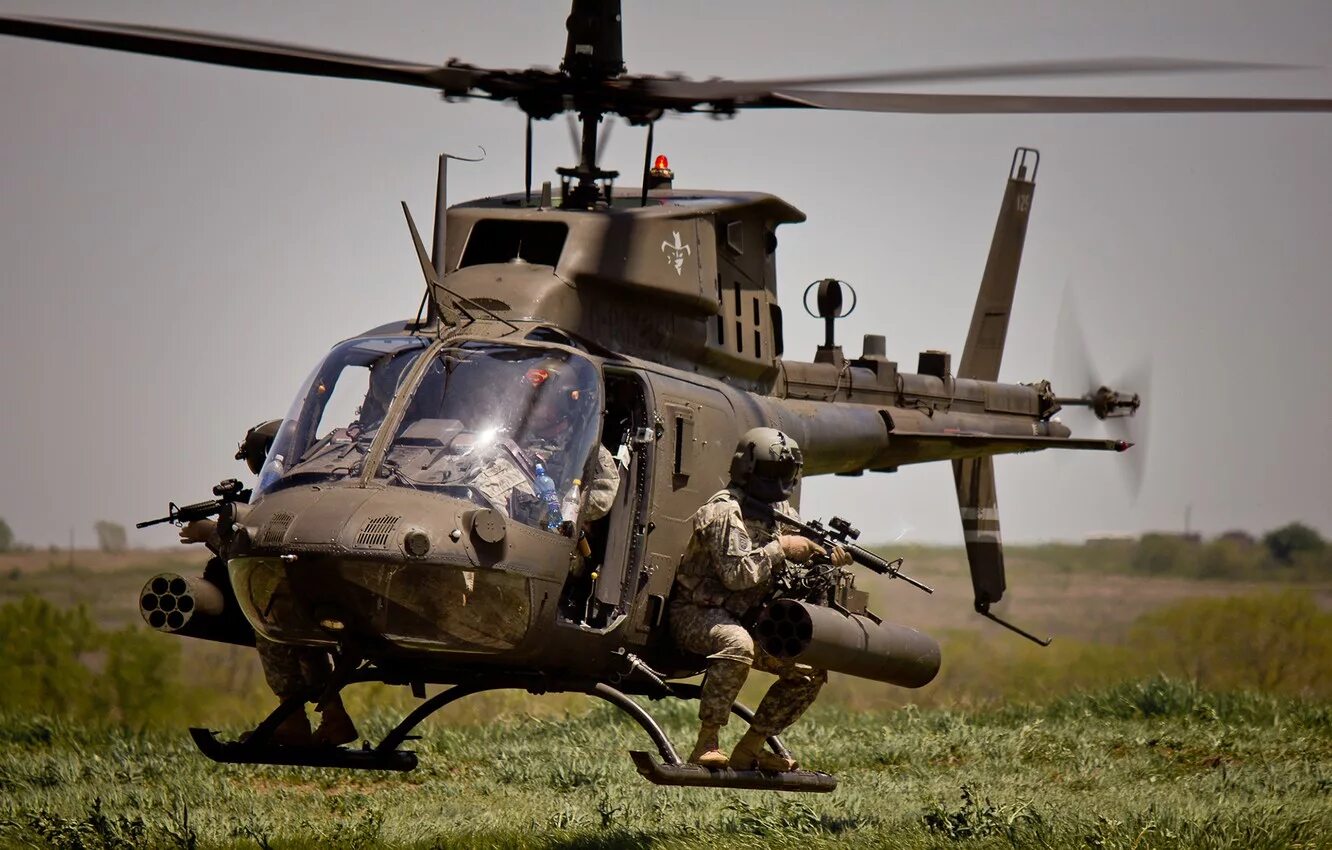 Военный вертолет. Kiowa Bell Oh 58 вертолет. Bell Oh-58d Kiowa Warrior. Bell Oh-58 Kiowa Warrior. Oh-58 Kiowa.