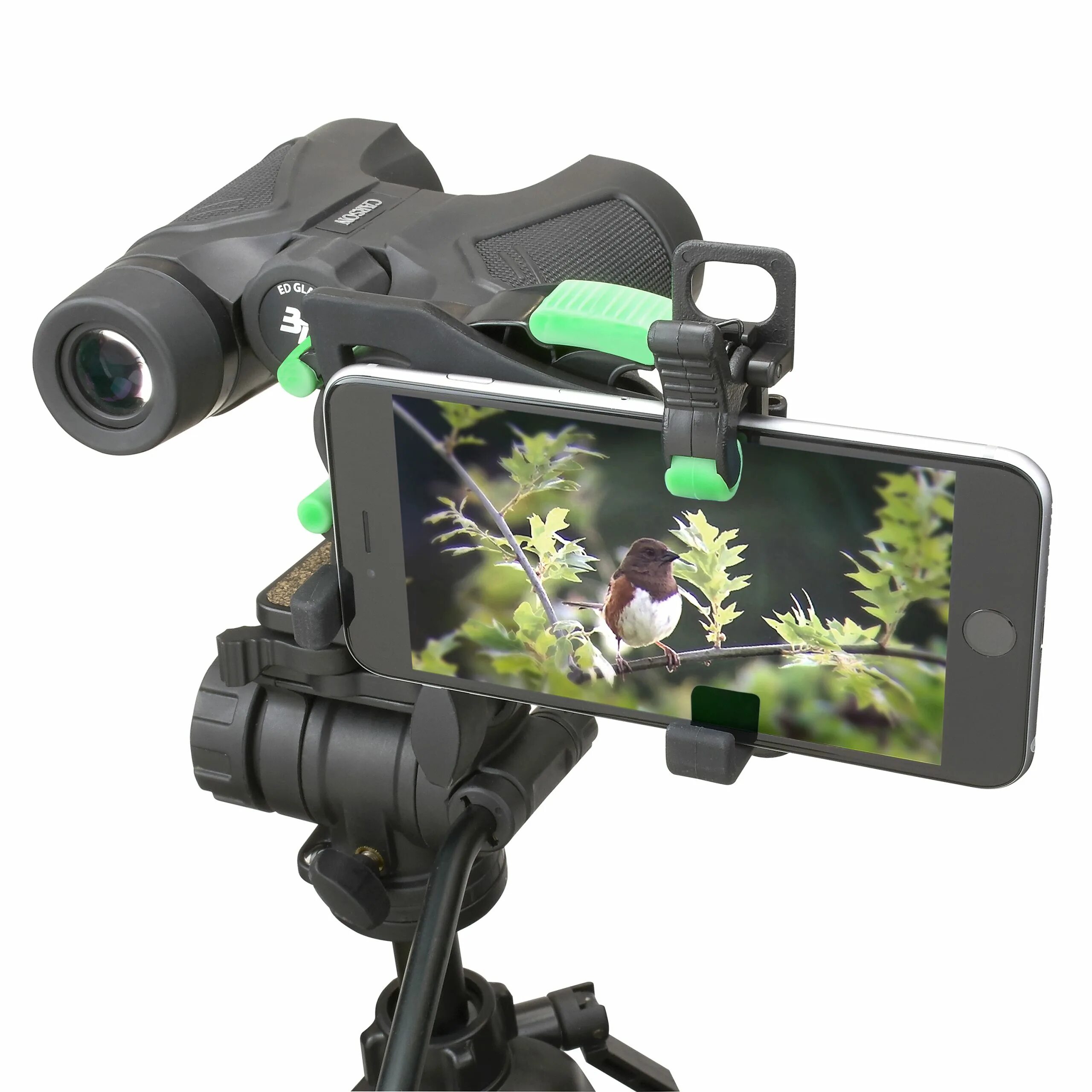 Универсальные ис. Carson™ Monopix smartphone Digiscoping Adapter Bundle.