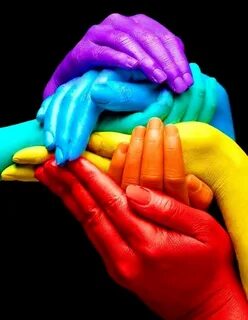 Colorful hands
