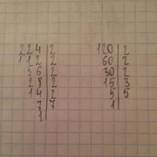 Разложить число 120