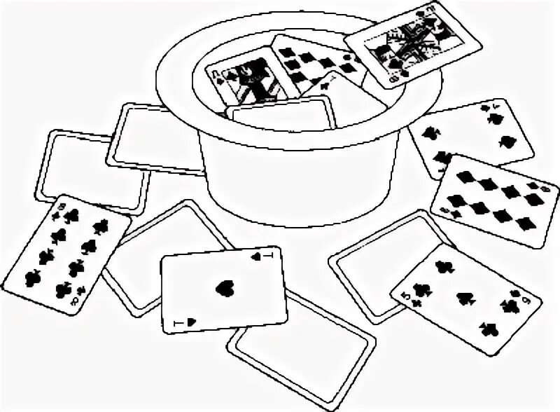 Игра в карты картинки Рисованные. Игра кидать карту в шляпу. Игры в карты старые игры. Дети играют в карты рисунок.