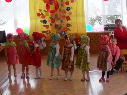 Танец матрешек в детском саду в средней