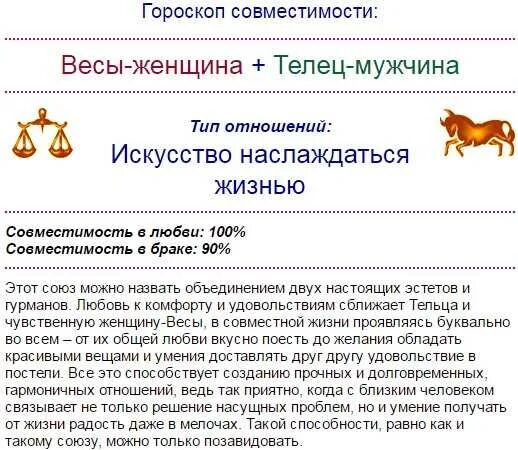 Весы весы совместимость в любви