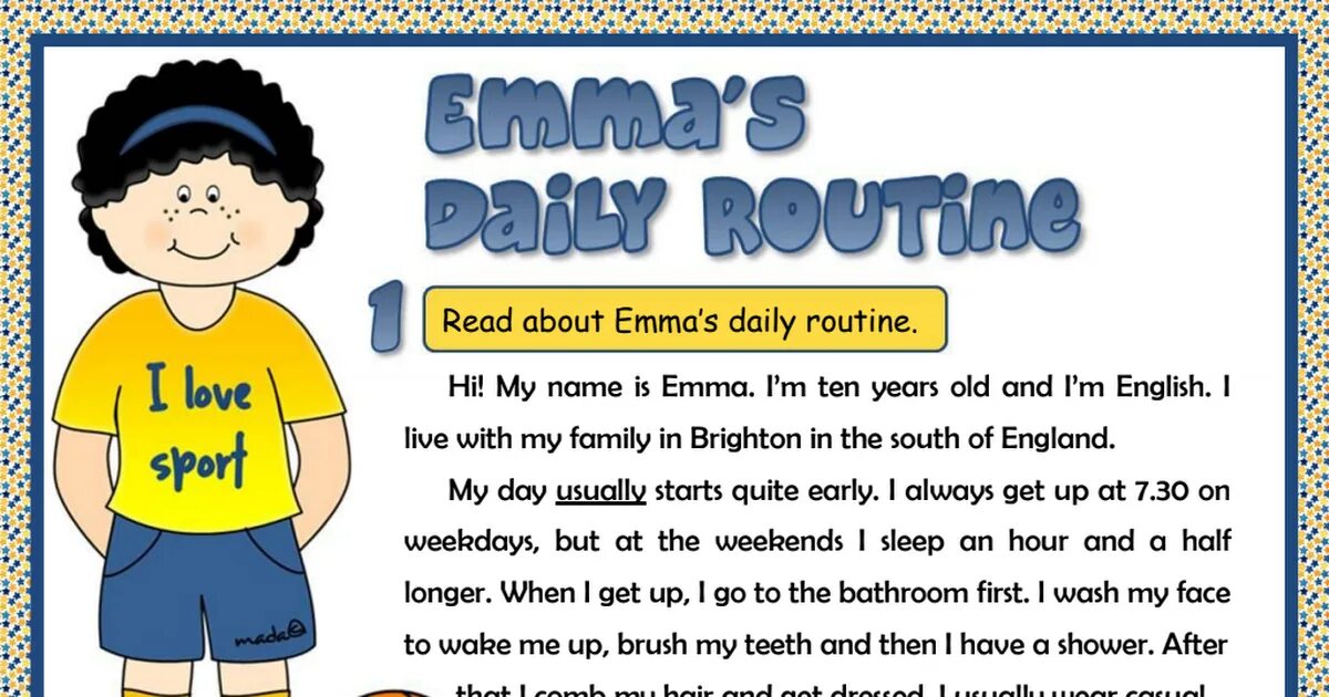 The day&#039;s routine. Daily routine. задания на тему my daily routine. задания для детей на английском daily routines. present simple routine.