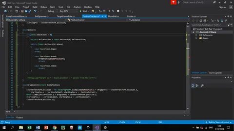 Debug unity