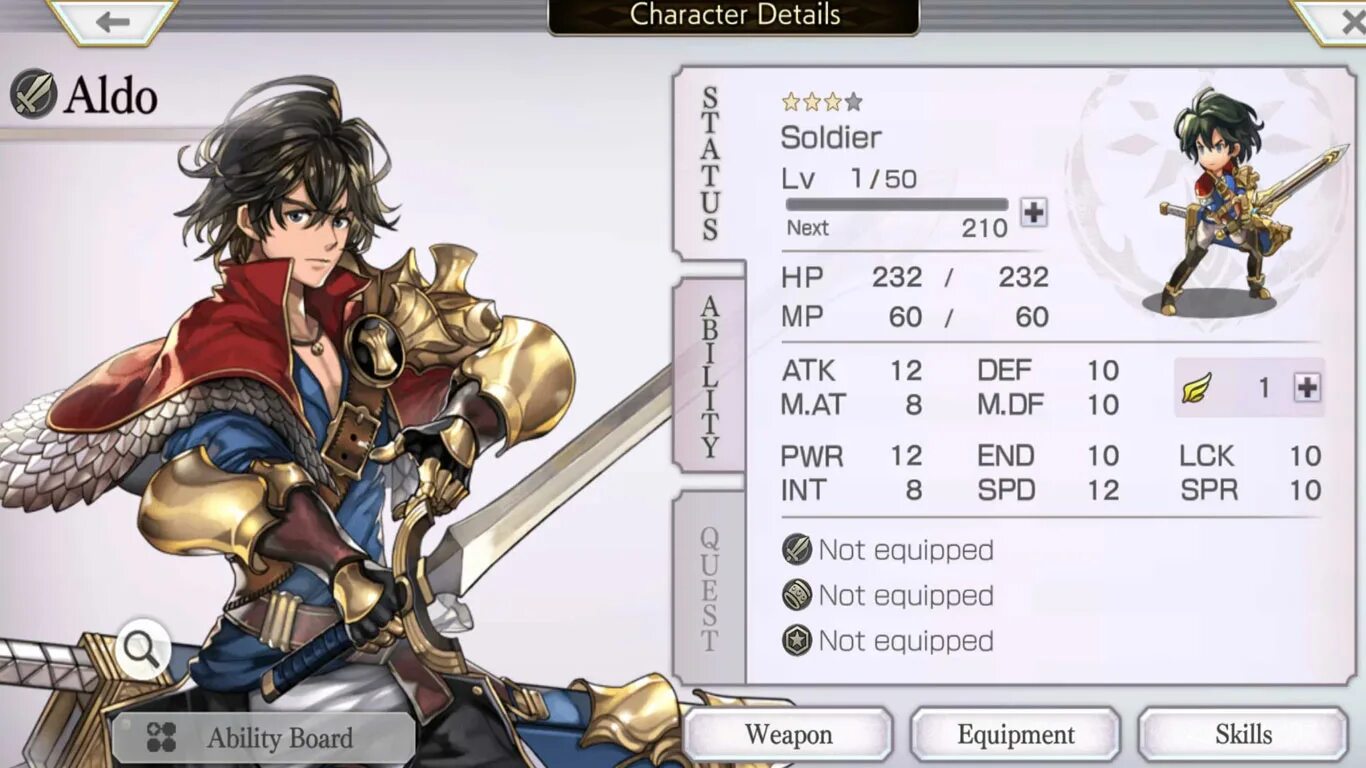 Character details. Deta character. Дитейлс. Another Eden обозначение характеристик. Details.