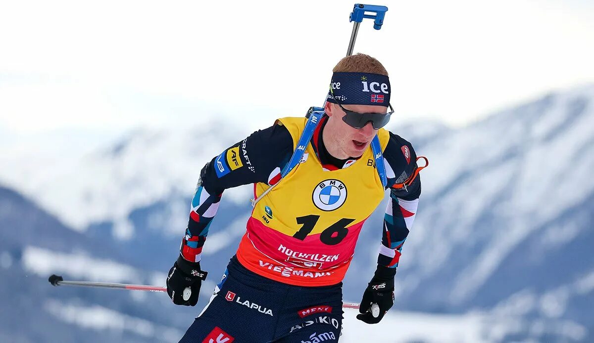 Биатлон завтра мужчины. Лыжи Мартен Фуркад Россиньоль. Йоханнес бо, Норвегия.