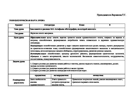 Темы урока по литературе 6 класс