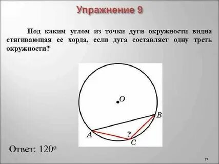 Хорда заключающая дугу равна