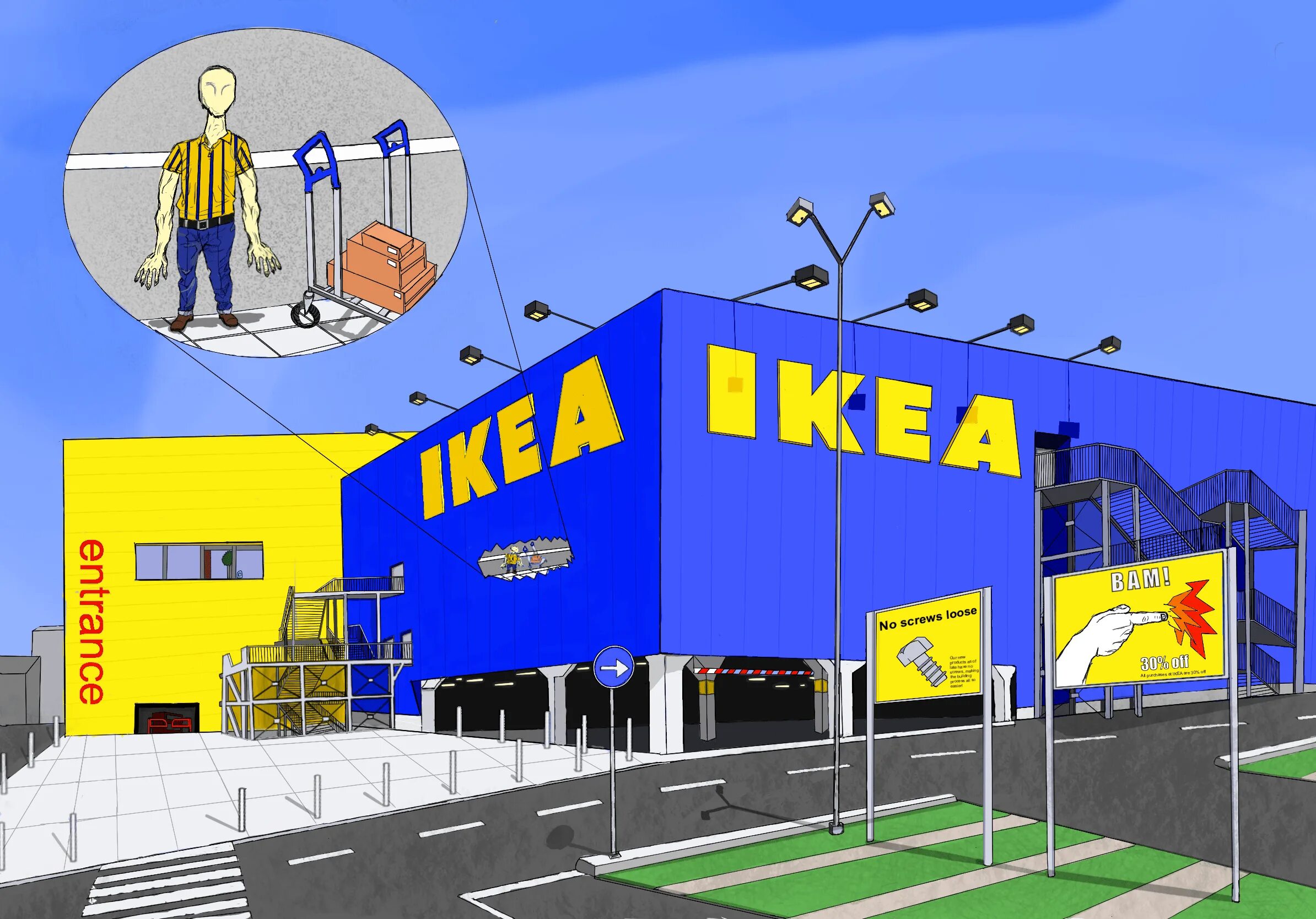 Икеа 3008 1. Магазин икеа 3008. Магазин ikea scp 3008. Икеа 3008 вики. Икеа 3008 вики.