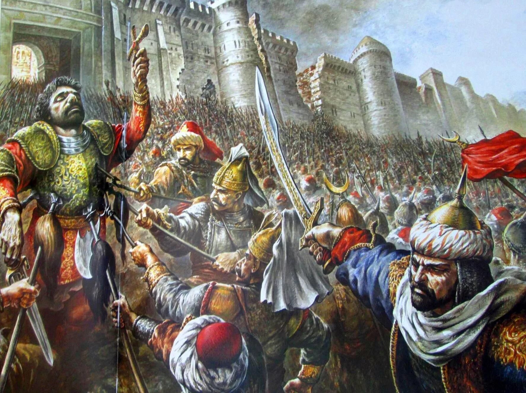 Турецкое войско называлось. Османская Империя битва при Константинополь. Падение Константинополя 1453. Осада Константинополя 1453 арт.